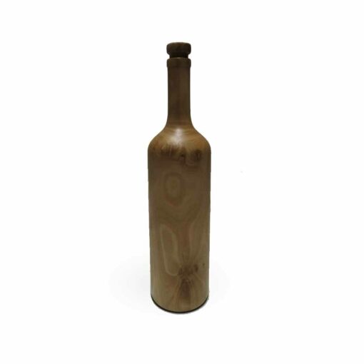 Bottiglia Artigianale in legno di ulivo - Prodotto Solidale